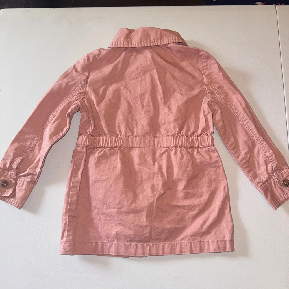 Emma & Ella Cat & Jack Jacket and Jeans Set Toddler 3T Pink Blue Distressed 2pc